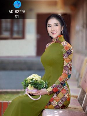 1522049370 1 vai ao dai hoa van co ba sai gon co the doi thanh ao hoa van va quan mau ad