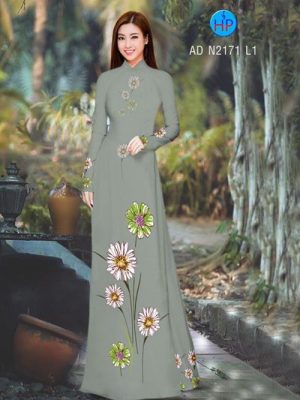 Vải áo dài Hoa in 3D AD N2171 19