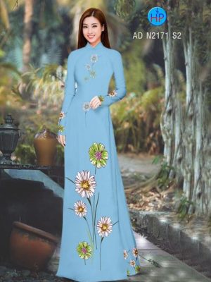 Vải áo dài Hoa in 3D AD N2171 22