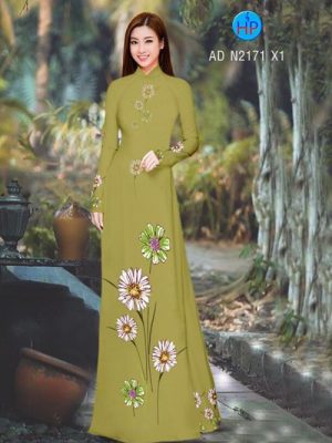 Vải áo dài Hoa in 3D AD N2171 21