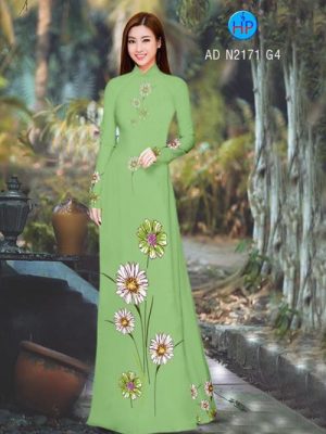 Vải áo dài Hoa in 3D AD N2171 25