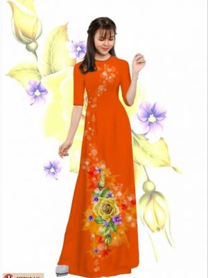 1522300112 526 vai ao dai hoa hong ad