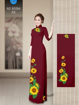 Vải áo dài Hoa Hướng Dương AD B2084 20