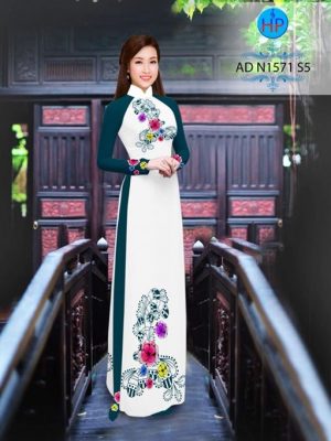 Vải áo dài Hoa in 3D AD N1571 14