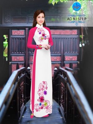 Vải áo dài Hoa in 3D AD N1571 15