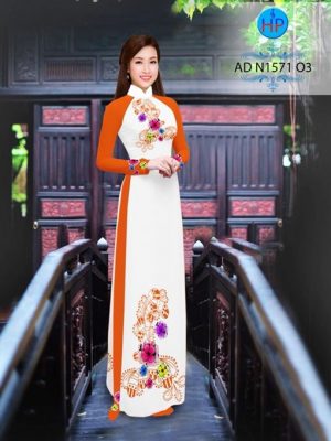 Vải áo dài Hoa in 3D AD N1571 18