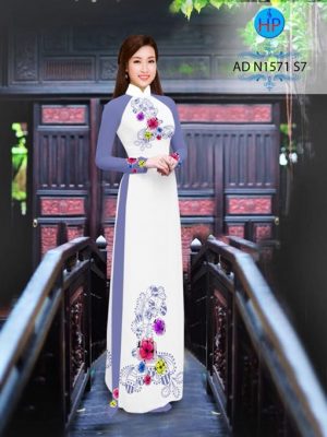 Vải áo dài Hoa in 3D AD N1571 19