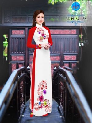 Vải áo dài Hoa in 3D AD N1571 20