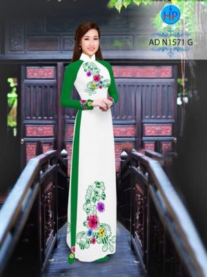Vải áo dài Hoa in 3D AD N1571 23