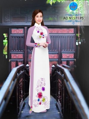 Vải áo dài Hoa in 3D AD N1571 24