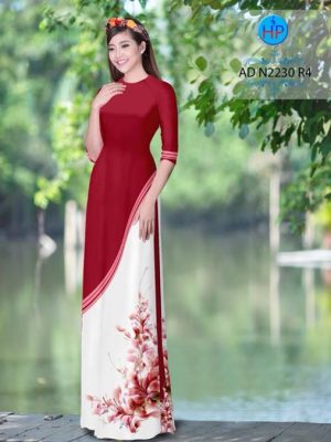 Vải áo dài Hoa in 3D AD N2230 16