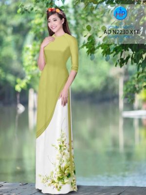 Vải áo dài Hoa in 3D AD N2230 13