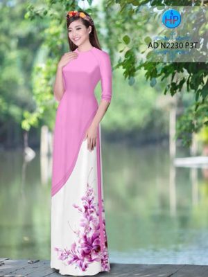 Vải áo dài Hoa in 3D AD N2230 18