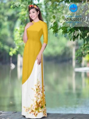 Vải áo dài Hoa in 3D AD N2230 21