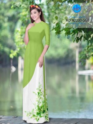 Vải áo dài Hoa in 3D AD N2230 22