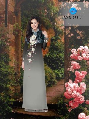 Vải áo dài Hoa vai AD N1066 16