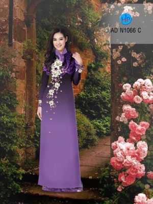 Vải áo dài Hoa vai AD N1066 20
