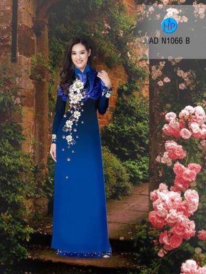 Vải áo dài Hoa vai AD N1066 22