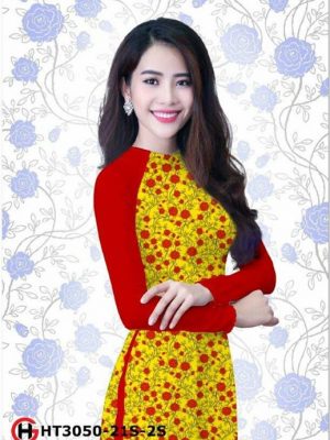 1524296553 292 vai ao dai hoa deu la su lua chon khong the thieu doi voi cac co hay mac ao dai a ad