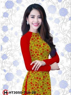 1524296555 33 vai ao dai hoa deu la su lua chon khong the thieu doi voi cac co hay mac ao dai a ad