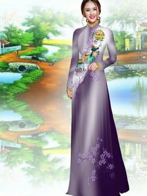 1524296919 434 vai ao dai phong cach duoc dua vao ta ao dai voi bo cuc la mat ad