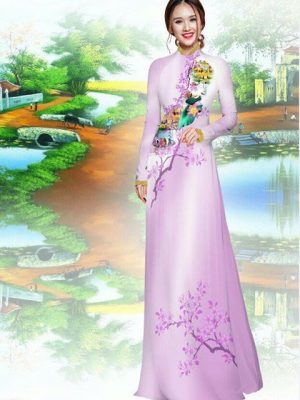 1524296920 83 vai ao dai phong cach duoc dua vao ta ao dai voi bo cuc la mat ad