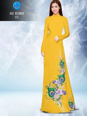 Vải áo dài Hoa và hoa văn công AD B2866 20