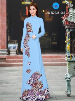 Vải áo dài Hoa hồng AD N2238 20