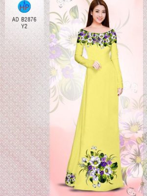 Vải áo dài Hoa in 3D AD B2876 16