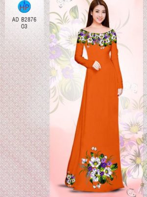 Vải áo dài Hoa in 3D AD B2876 18