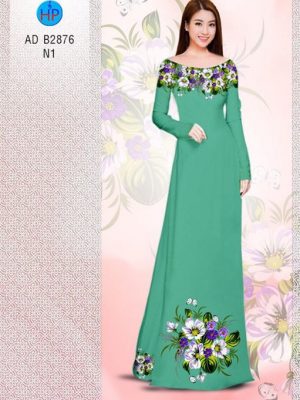 Vải áo dài Hoa in 3D AD B2876 21