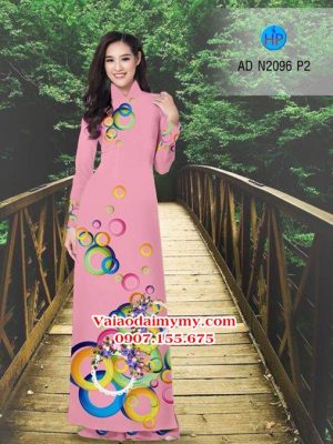 1525617197 479 vai ao dai nhung vong tron 3d sac mau ad