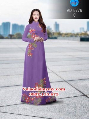 Vải áo dài Hoa Phượng AD B776 24