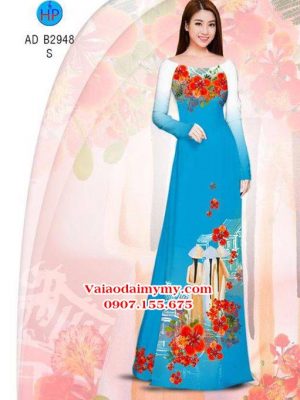 Vải áo dài Mùa Hoa Phượng AD B2948 22