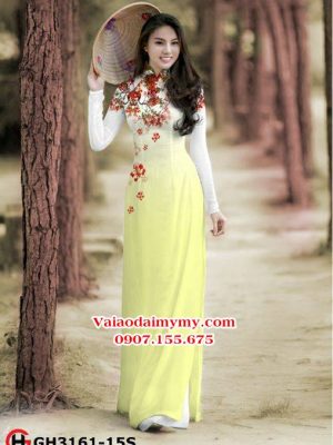 Vải áo dài Hoa phượng AD GH3161 16