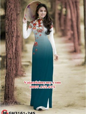 Vải áo dài Hoa phượng AD GH3161 17