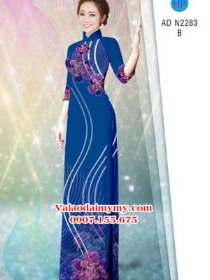 Vải áo dài Hoa in 3D AD N2283 14
