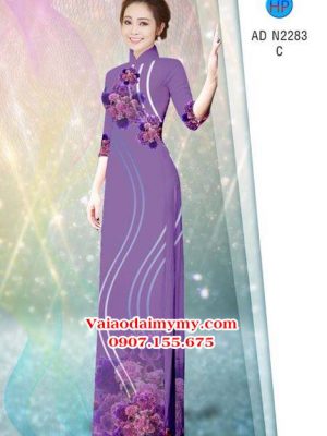 Vải áo dài Hoa in 3D AD N2283 16