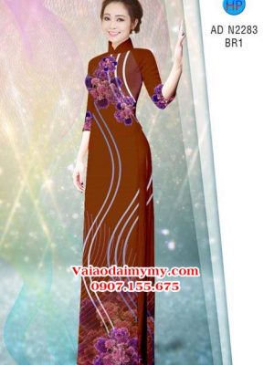 Vải áo dài Hoa in 3D AD N2283 15