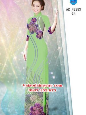 Vải áo dài Hoa in 3D AD N2283 21