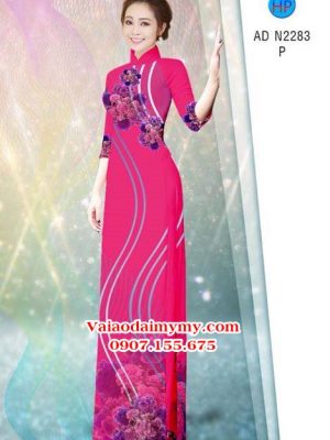 Vải áo dài Hoa in 3D AD N2283 20