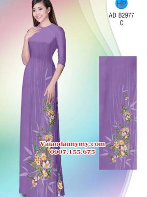 Vải áo dài Hoa in 3D AD B2977 20