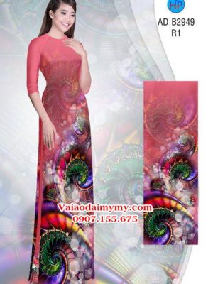 Vải áo dài Hoa ảo 3D lung linh AD B2949 18