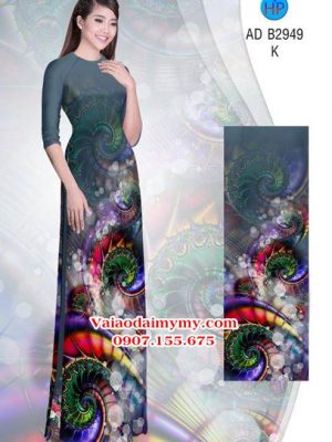Vải áo dài Hoa ảo 3D lung linh AD B2949 20