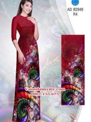 Vải áo dài Hoa ảo 3D lung linh AD B2949 22