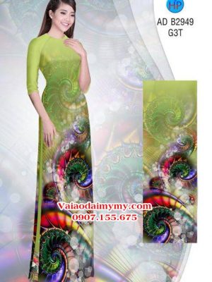 Vải áo dài Hoa ảo 3D lung linh AD B2949 23