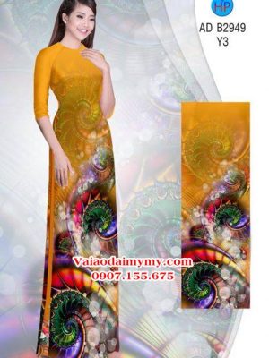 Vải áo dài Hoa ảo 3D lung linh AD B2949 24