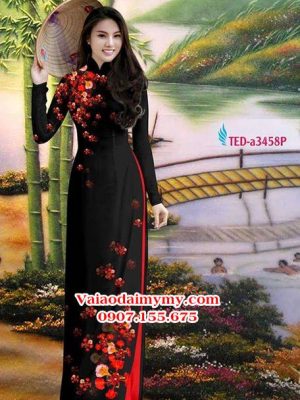 Vải áo dài hoa phượng AD TED A3458 24