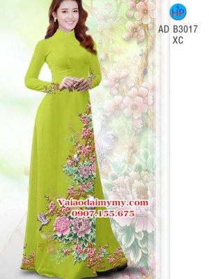 1527329505 107 vai ao dai hoa mau don va chim dep sang ad