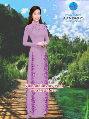 Vải áo dài Hoa in 3D AD N1969 13